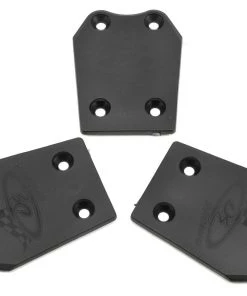 DE Racing XD Extreme Duty Rear Skid Plates (3) (Associated RC8B3/RC8T3)