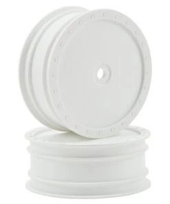 DE Racing 10mm Hex "Borrego" 2.2 1/10 Buggy Front Wheel (2) (TLR 22) (White)