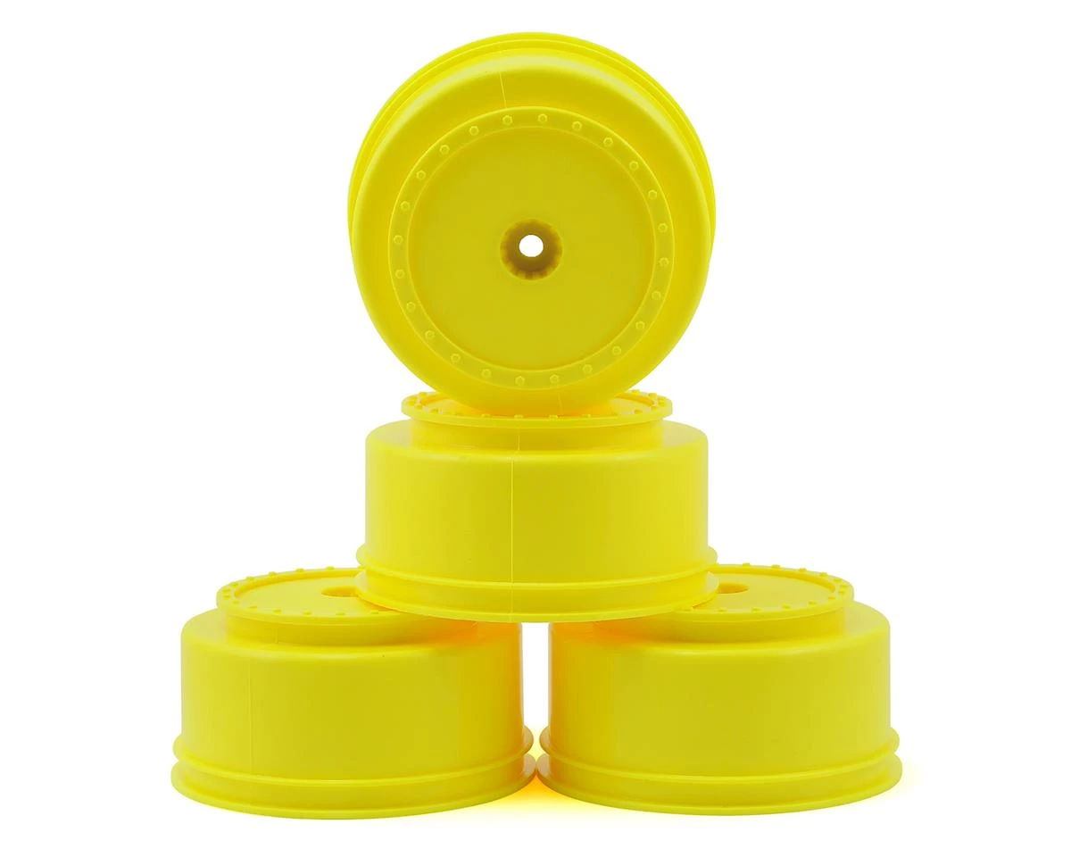 DE Racing 12mm Hex "Borrego" Short Course Wheels w/3mm Offset (Yellow) (4) (SC5M) 3 DE Racing 12mm Hex "Borrego" Short Course Wheels w/3mm Offset (Yellow) (4) (SC5M)