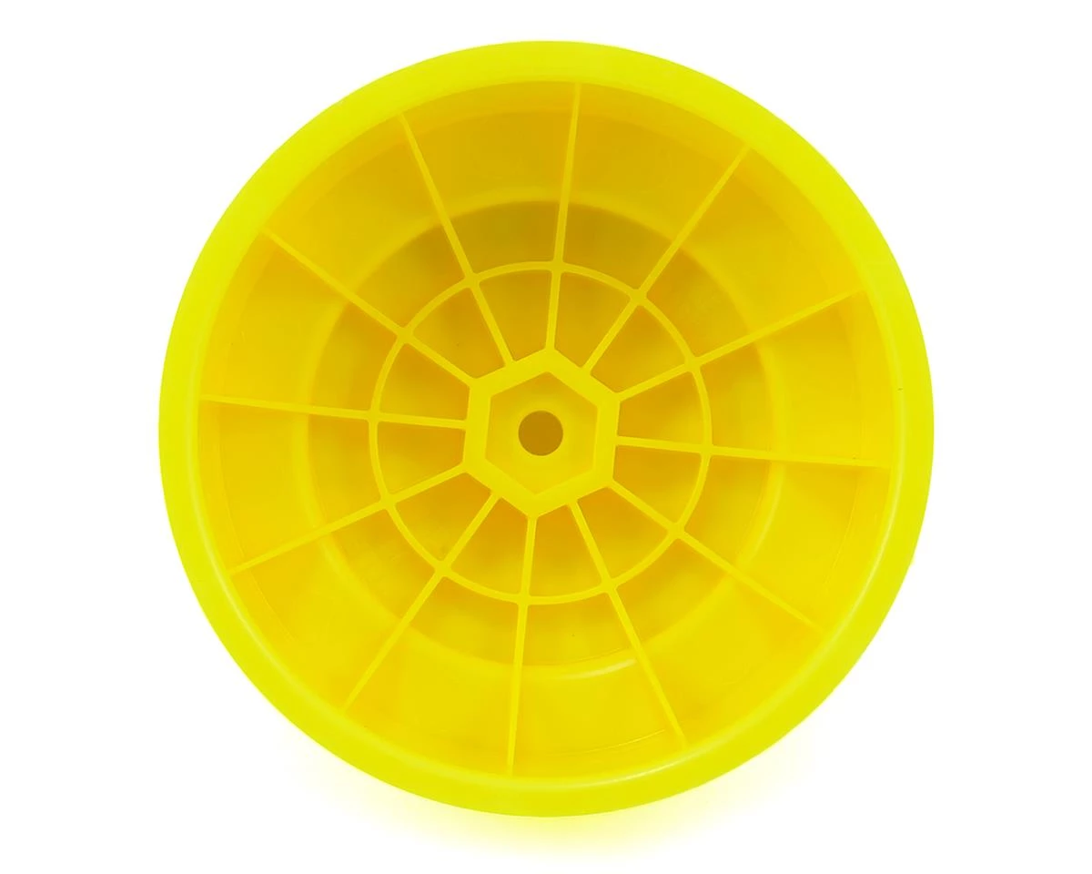 DE Racing 12mm Hex "Borrego" Short Course Wheels w/3mm Offset (Yellow) (4) (SC5M) 4 DE Racing 12mm Hex "Borrego" Short Course Wheels w/3mm Offset (Yellow) (4) (SC5M) - Image 2
