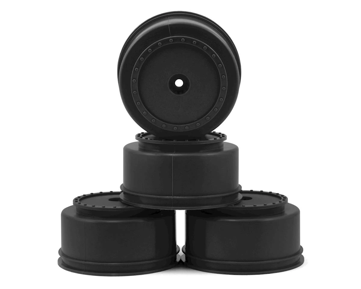 DE Racing 12mm Hex "Borrego" Short Course Wheels (Black) (4) (22SCT/TEN-SCTE) 3 DE Racing 12mm Hex "Borrego" Short Course Wheels (Black) (4) (22SCT/TEN-SCTE)