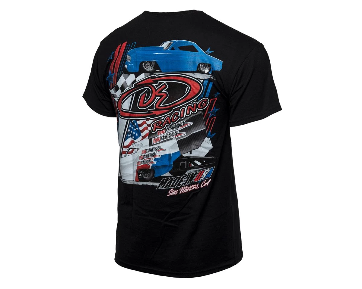 DE Racing 2021 Drag Race T-Shirt (Black) (M) 3 DE Racing 2021 Drag Race T-Shirt (Black) (M) - Image 2