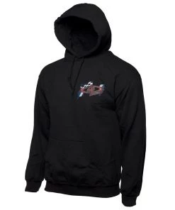 DE Racing 2021 Drag Race Hoodie Sweatshirt (Black) (M)