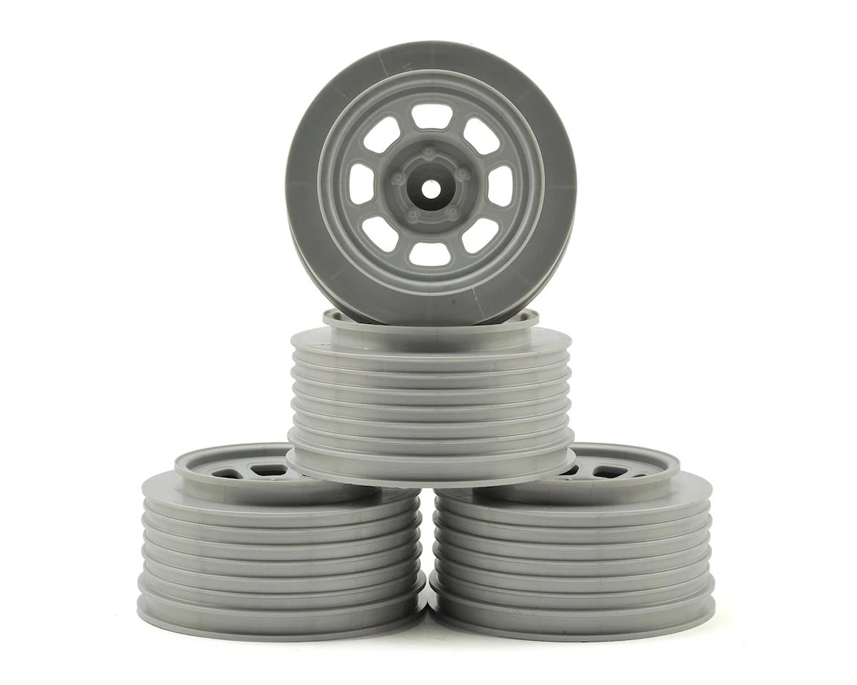 DE Racing Speedway Short Course Wheels (Silver) (4) (21.5mm Backspace) (Slash Rear) w/12mm Hex 3 DE Racing Speedway Short Course Wheels (Silver) (4) (21.5mm Backspace) (Slash Rear) w/12mm Hex