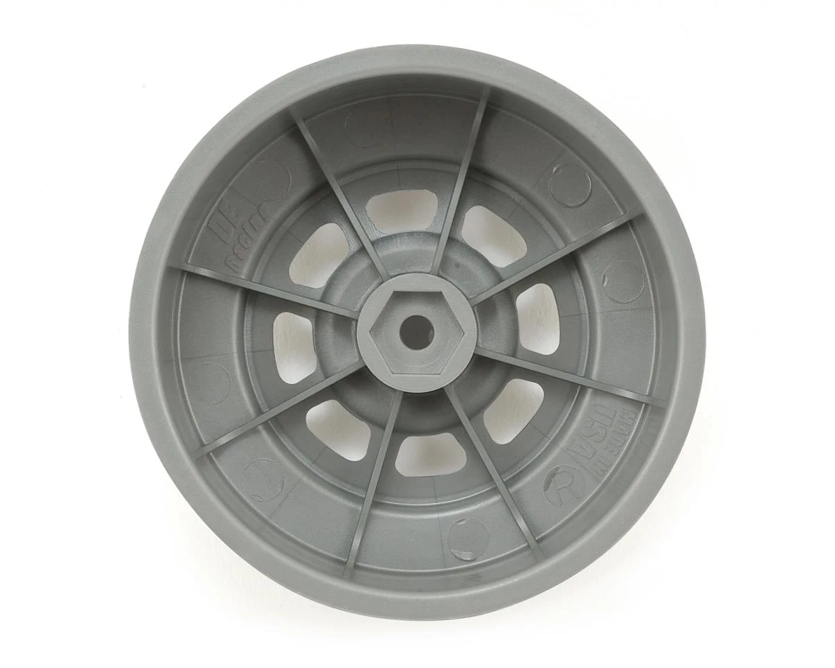 DE Racing Speedway Short Course Wheels (Silver) (4) (21.5mm Backspace) (Slash Rear) w/12mm Hex 4 DE Racing Speedway Short Course Wheels (Silver) (4) (21.5mm Backspace) (Slash Rear) w/12mm Hex - Image 2