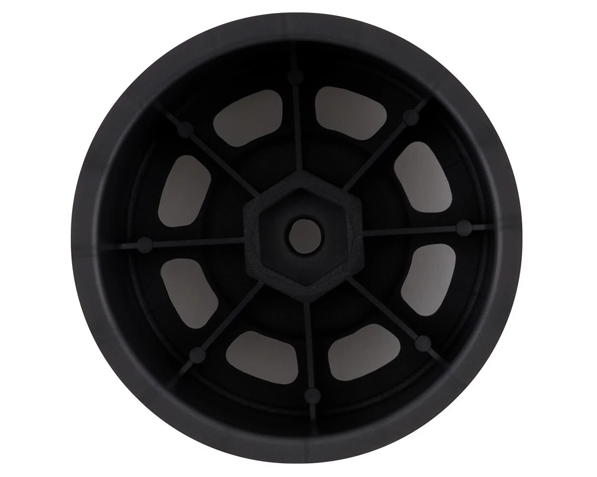 DE Racing Speedway Rear Wheels (Black) (4) (Custom Works/B6) 4 DE Racing Speedway Rear Wheels (Black) (4) (Custom Works/B6) - Image 2