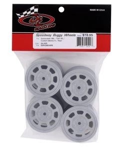 DE Racing Speedway Rear Wheels (Silver) (4) (Custom Works/B6) 7 DE Racing Speedway Rear Wheels (Silver) (4) (Custom Works/B6) -DE Racing Official Shop der dsb ars 2