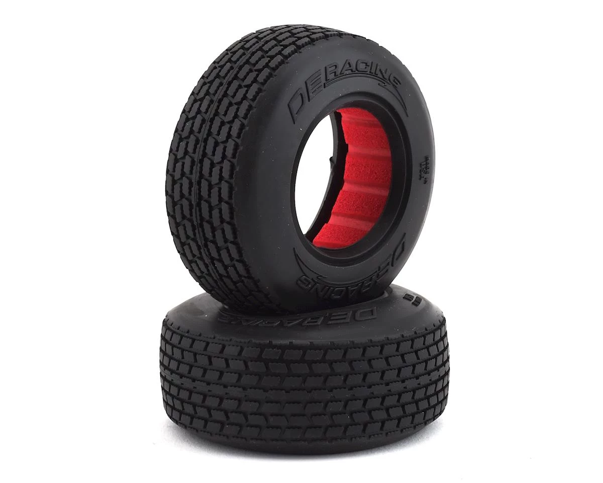 DE Racing Mini G6T Modified Street Stock Front Tires (2) (Clay) 3 DE Racing Mini G6T Modified Street Stock Front Tires (2) (Clay)