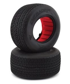 DE Racing G6T Grooved Oval SC 2.2/3.0" Short Course Truck Tires (2) (D30)