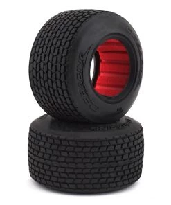 DE Racing Mini G6T Modified Street Stock Rear Tires (2) (Clay)