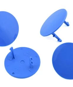 DE Racing Gambler Dirt Oval Mud Plugs (Blue) (4)