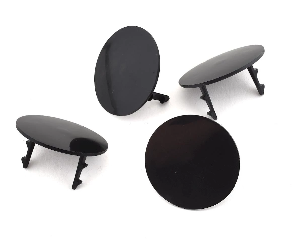 DE Racing Gambler Dirt Oval Mud Plugs (Black) (4) 3 DE Racing Gambler Dirt Oval Mud Plugs (Black) (4)