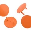 DE Racing Gambler Dirt Oval Mud Plugs (Orange) (4) -DE Racing Official Shop der gmp o