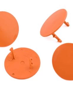 DE Racing Gambler Dirt Oval Mud Plugs (Orange) (4)