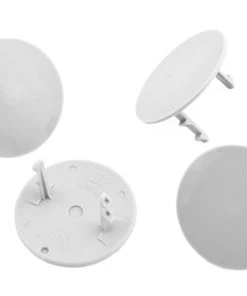 DE Racing Gambler Dirt Oval Mud Plugs (White) (4)