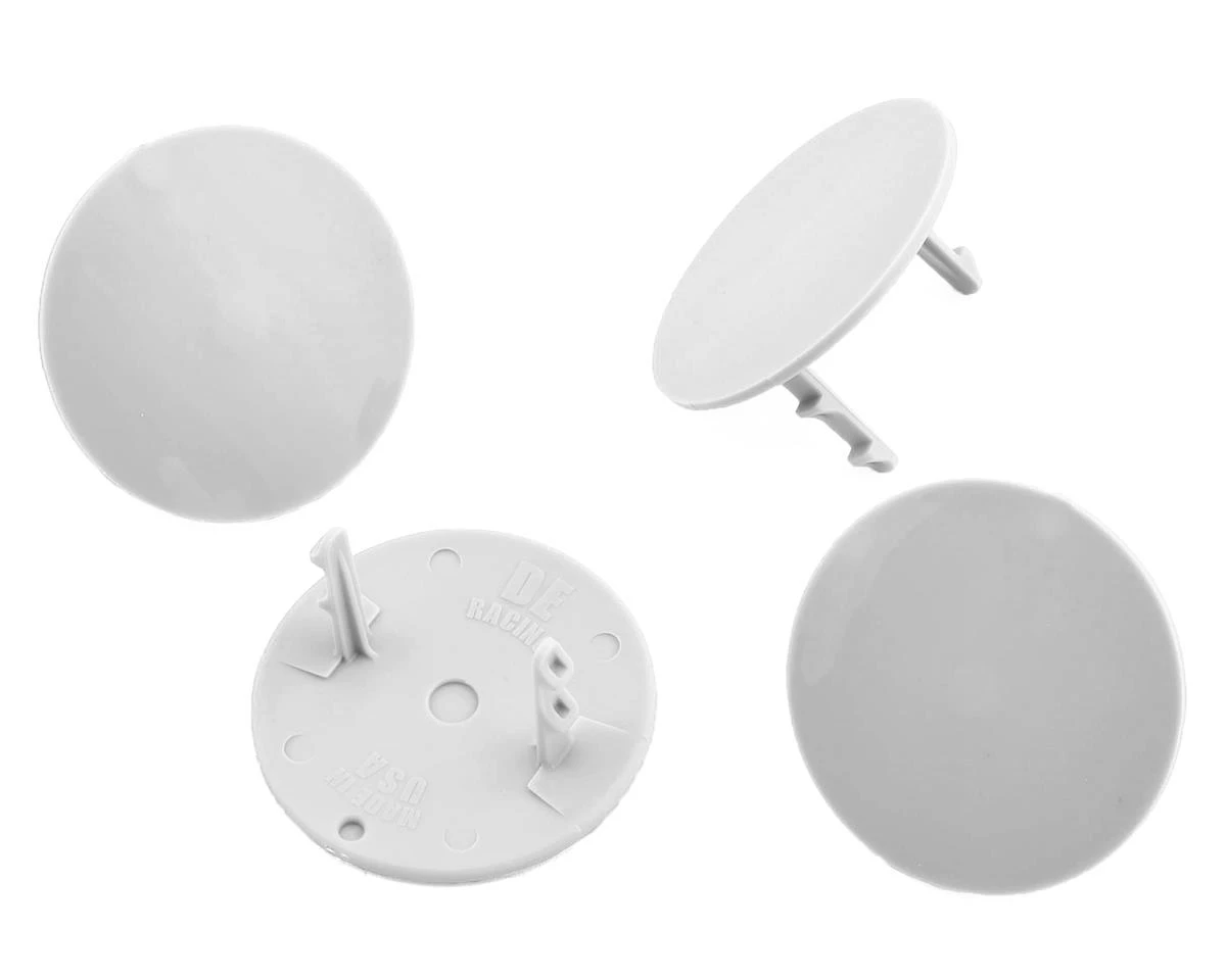 DE Racing Gambler Dirt Oval Mud Plugs (White) (4) 3 DE Racing Gambler Dirt Oval Mud Plugs (White) (4)