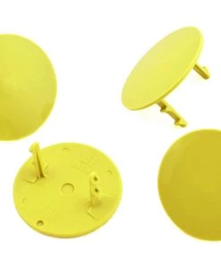 DE Racing Gambler Dirt Oval Mud Plugs (Yellow) (4)