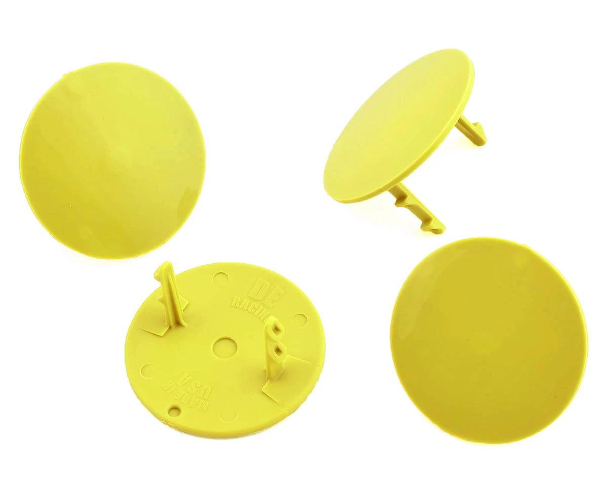DE Racing Gambler Dirt Oval Mud Plugs (Yellow) (4) 3 DE Racing Gambler Dirt Oval Mud Plugs (Yellow) (4)