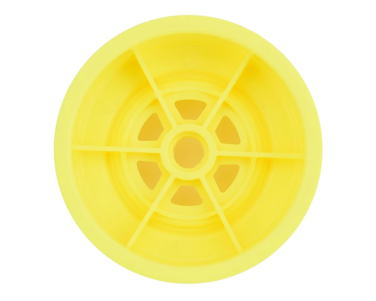 DE Racing Gambler 3/8" Bearing Front Wheels (Custom Works/GFRP) (Yellow) 4 DE Racing Gambler 3/8" Bearing Front Wheels (Custom Works/GFRP) (Yellow) - Image 2