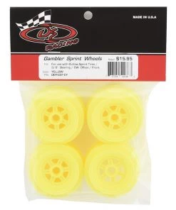 DE Racing Gambler 3/8" Bearing Front Wheels (Custom Works/GFRP) (Yellow) 7 DE Racing Gambler 3/8" Bearing Front Wheels (Custom Works/GFRP) (Yellow) -DE Racing Official Shop der gsf cy 2