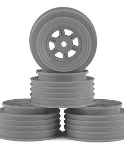 DE Racing Gambler Front Wheels (TLR Offset) (Silver) w/12mm Hex