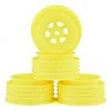 DE Racing Gambler Front Wheels (TLR Offset) (Yellow) w/12mm Hex