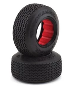 DE Racing Outlaw Sprint Dirt Oval Front Tires w/Red Insert (2) (D30)