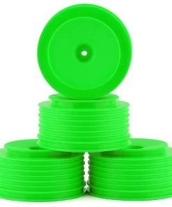 DE Racing "Speedline PLUS" Short Course Wheels (Green) (4) (SC5M) w/12mm Hex