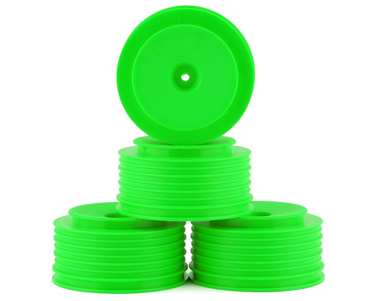 DE Racing "Speedline PLUS" Short Course Wheels (Green) (4) (SC5M) w/12mm Hex 3 DE Racing "Speedline PLUS" Short Course Wheels (Green) (4) (SC5M) w/12mm Hex