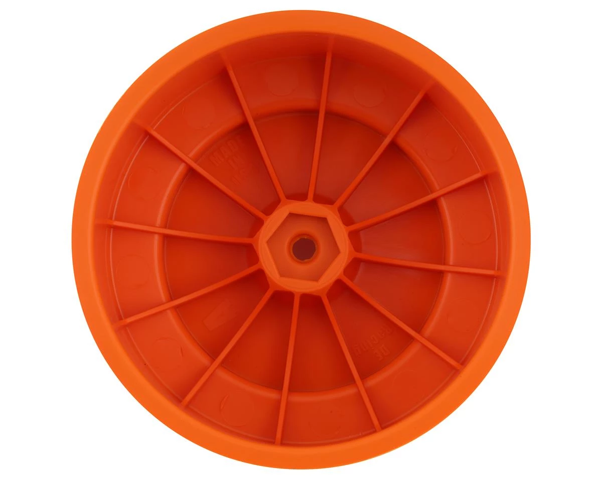 DE Racing "Speedline PLUS" Short Course Wheels (Orange) (4) (SC5M) w/12mm Hex 4 DE Racing "Speedline PLUS" Short Course Wheels (Orange) (4) (SC5M) w/12mm Hex - Image 2