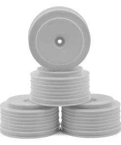 DE Racing "Speedline PLUS" Short Course Wheels (White) (4) (SC5M) w/12mm Hex
