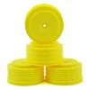 DE Racing Speedline PLUS Short Course Wheels (Yellow) (4) w/12mm Hex (22SCT/TEN-SCTE/SCT410)