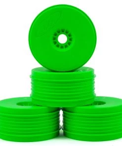 DE Racing "SpeedLine PLUS" 1/8 Buggy Wheel (4) (Green)