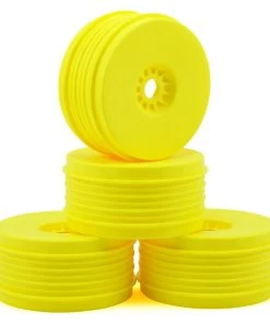 DE Racing "SpeedLine PLUS" 1/8 Buggy Wheel (4) (Yellow)