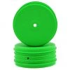 DE Racing Speedline PLUS 2.4 4WD Front Buggy Wheel (2) (Green) w/12mm Hex (22-4/D413/B74)