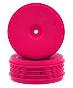 DE Racing Speedline PLUS 2.4 1/10 Buggy Front Wheel (2) (Pink) w/12mm Hex (B6/RB6)