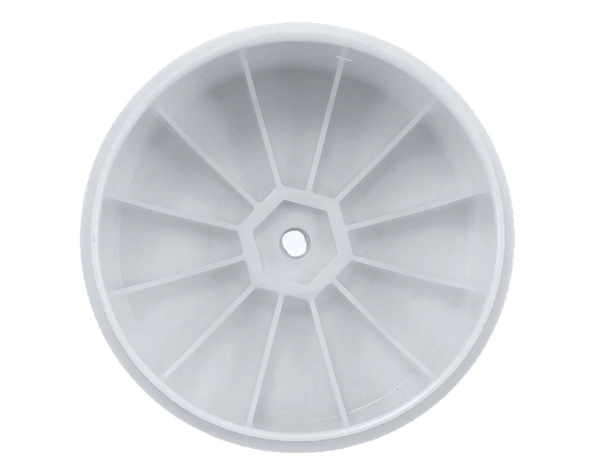 DE Racing Speedline PLUS 2.4 1/10 Buggy Rear Wheel (2) (White) w/12mm Hex (RB6/ZX6) 4 DE Racing Speedline PLUS 2.4 1/10 Buggy Rear Wheel (2) (White) w/12mm Hex (RB6/ZX6) - Image 2