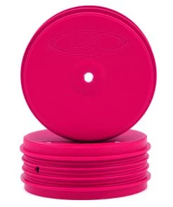 DE Racing Speedline PLUS 2.4 1/10 Buggy Front Wheel (2) (22 2.0) (Pink) w/10mm Hex