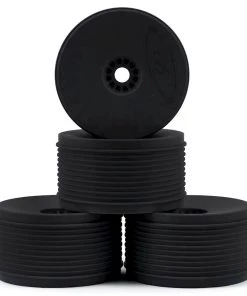 DE Racing "SpeedLine PLUS" 1/8 Truggy Wheel (Black) (4)