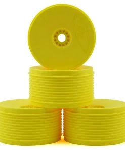DE Racing "SpeedLine PLUS" 1/8 Truggy Wheel (Yellow) (4)