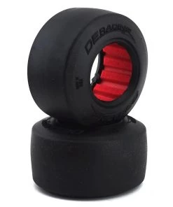 DE Racing Mini Street Outlaw Drag Slick 1.7/2.2 Rear Tires (2) (Clay)