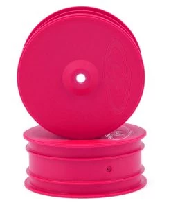 DE Racing 9.5mm Hex "Speedline" 2.2 4WD Front Buggy Wheels(2) (B44.2) (Pink)