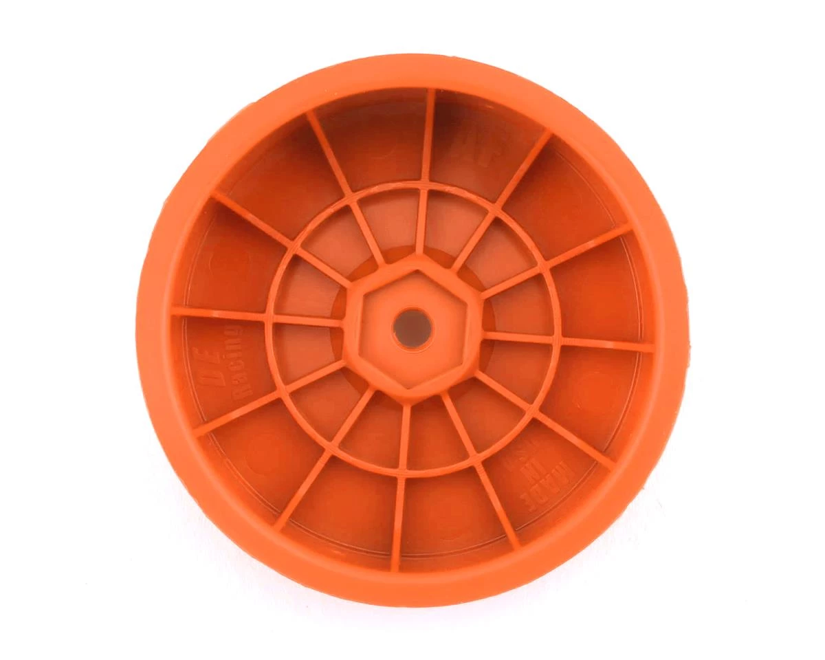 DE Racing 12mm Hex "Speedline" 2.2 1/10 Buggy Front Wheels (4) (B6/RB6) (Orange) 4 DE Racing 12mm Hex "Speedline" 2.2 1/10 Buggy Front Wheels (4) (B6/RB6) (Orange) - Image 2