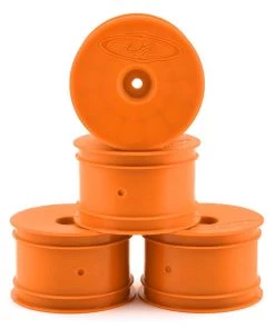 DE Racing Speedline 2.2 1/10 Buggy Rear Wheels (4) (B6/B74/22/22-4) (Orange) w/12mm Hex