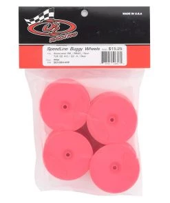 DE Racing Speedline 2.2 1/10 Buggy Rear Wheels (4) (B6/B74/22/22-4) (Pink) w/12mm Hex -DE Racing Official Shop der sb4 arp 2
