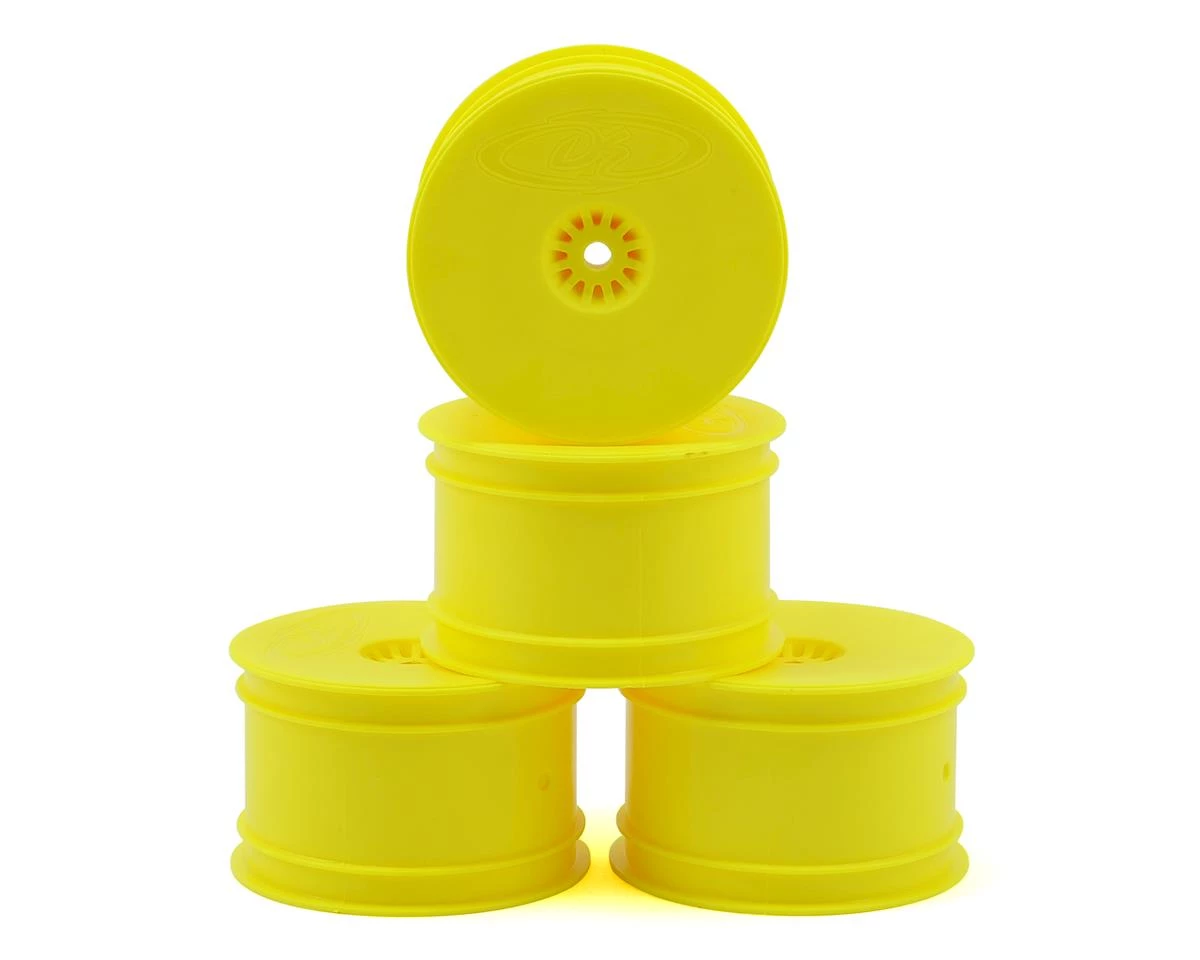DE Racing Speedline 2.2 1/10 Buggy Rear Wheels (4) (B6/B74/22/22-4) (Yellow) w/12mm Hex 3 DE Racing Speedline 2.2 1/10 Buggy Rear Wheels (4) (B6/B74/22/22-4) (Yellow) w/12mm Hex
