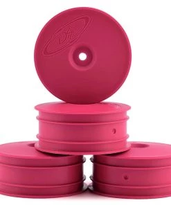 DE Racing Speedline 2.2 4WD Buggy Front Wheel (4) (Pink) (22-4/EB410) w/12mm Hex