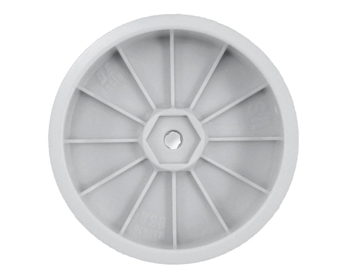 DE Racing Speedline Slim 2.2 2WD Buggy Front Wheel (White) (4) (B6/RB6) w/12mm Hex 4 DE Racing Speedline Slim 2.2 2WD Buggy Front Wheel (White) (4) (B6/RB6) w/12mm Hex - Image 2