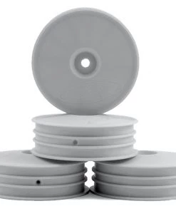 DE Racing Speedline Slim 2.2 2WD Buggy Front Wheel (White) (4) (22 4.0) w/12mm Hex