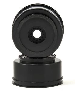 DE Racing 17mm Hex "Borrego" Short Course Wheels (Black) (2) (SC8/Senton)